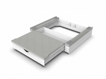 KIT UNION TORRE DUO ESTANTE EXTRAIBLE 60X60 MELICONI
