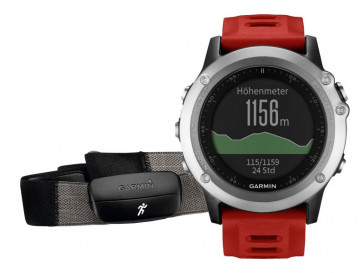 SET FENIX 3 PERFORMER BUNDLE SILVER GARMIN