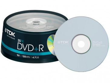 DVD+R 4.7GB 25 UD TDK