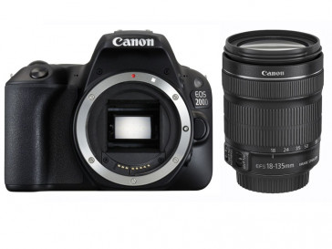 CAMARA REFLEX CANON EOS 200D + EF-S 18/135 IS STM