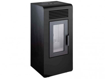 ESTUFA DE PELLETS ECO 1700 BLACK 6,7 KW QLIMA