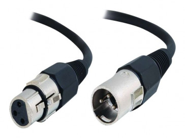 CABLE 1M PRO-AUDIO XLR MALE TO FEMALE 80377 C2G