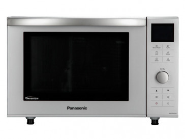 MICROONDAS LIBRE INSTALACION PANASONIC 23L 1000W PLATA CON GRILL NN-DF385MEPG