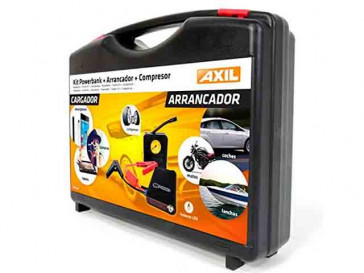 KIT POWERBANK + SISTEMA DE ARRANQUE COCHE + COMPRESOR NC1205 ENGEL