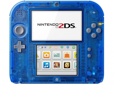 CONSOLA 2DS TRANSPARENTE AZUL + POKEMON ZARIFO NINTENDO