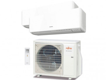 AIRE ACONDICIONADO INVERTER MULTISPLIT 2X1 ASY25U2MI-KM FUJITSU