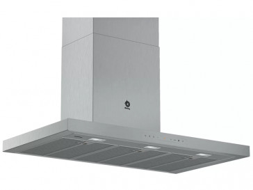 CAMPANA BALAY DECORATIVA PARED 90CM ACERO INOXIDABLE LED 3BC998AXD