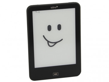 E-READER VISION 2 + FUNDA NEOPRENO NEGRO/ROJO TOLINO