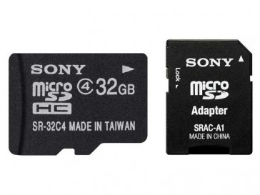 MICRO SDHC 32GB + ADAPTADOR SR32A4 SONY