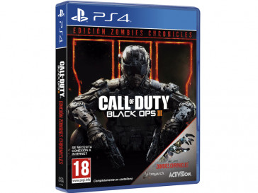 JUEGO PS4 CALL OF DUTY BLACK OPS 3 + ZOMBIES CHRONICLES