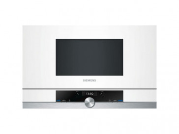 MICROONDAS INTEGRABLE SIEMENS 21L 900W BLANCO/INOX BF634LGW1