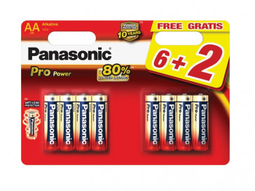 PILAS ALCALINAS 1.5V LR699/8BP PANASONIC