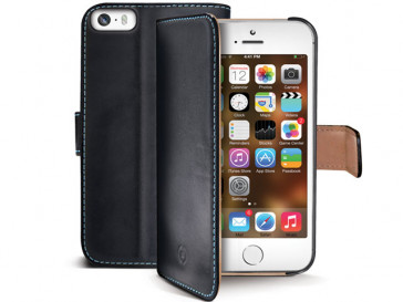 FUNDA WALLET IPHONE 5/5S PELLEIPH5BK CELLY