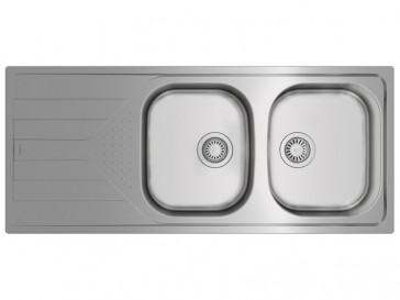 FREGADERO UNIVERSE 80 T-XP 2C 1E REVERSIBLE 115170001 INOX TEKA