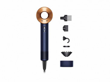 SECADOR DE PELO SUPERSONIC HAIRDRYER  STRAIGHT + WAVY 1600W AZUL DE PRUSIA/COBRE DYSON