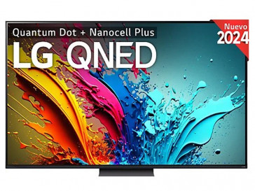 SMART TV LED ULTRA HD QDOT+NANOCELL ALFA8 120HZ 4K 86" LG 86QNED86T6A