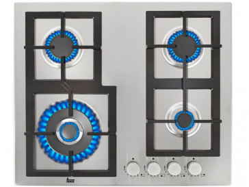 PLACA DE COCINA TEKA EFX 60 4G AI AL DR GAS NATURAL 60CM 4 QUEMADORES