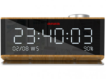 RADIO DESPERTADOR CR-90BT MADERA AIWA