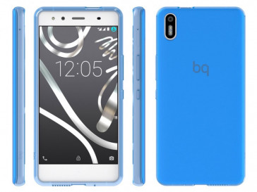 FUNDA GUMMY PARA AQUARIS X5 AZUL BQ