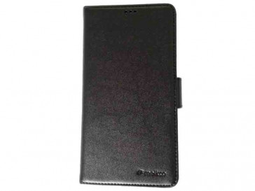 CARCASA TRASERA PIEL MEIZU M2 NOTE NEGRA MELKCO