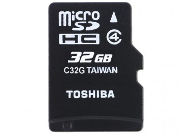 MICRO SDHC 32GB CLASE 4 + ADAPTADOR (THN-M102K0320M2) TOSHIBA
