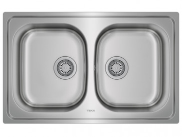 FREGADERO UNIVERSE 80 T-XP 2C 115040007 INOX TEKA