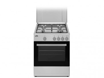 COCINA ARTICA 4 QUEMADORES ENCIMERA Y HORNO A GAS BUTANO AKF6060X INOX