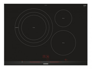 PLACA DE INDUCCION SIEMENS EH775LDC1E 70CM 3 ZONAS DE COCCION MARCO BISELADO PERFIL