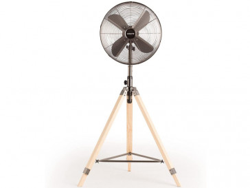 VENTILADOR DE PIE AIR TRIPOD RETRO NEGRO FD-M04MDBD IKOHS