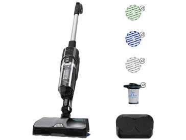 ASPIRADOR ROWENTA ESCOBA SIN CABLE 215W GZ3039WO X-COMBO ALLERGY PLUS 2 EN 1 ASPIRA Y FRIEGA