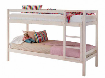 LITERA MADERA PREMIER COLOR BLANCO LAVADO LETTO DESCANS