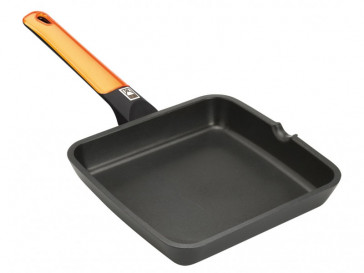 GRILL LISO NARANJA 22X22CM 281322 BRA