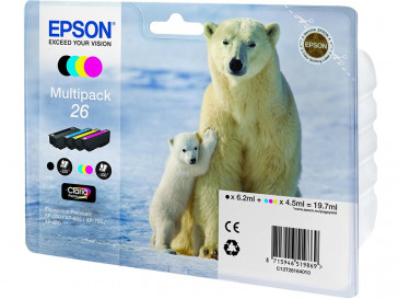 MULTIPACK TINTA 4 COLORES 26 C13T26164010 EPSON