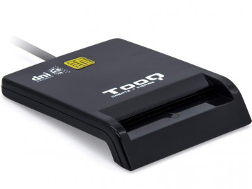 LECTOR TARJETAS EXTERNO DNIE TQR-210B NEGRO TOOQ