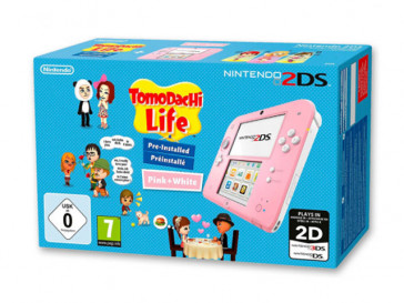 CONSOLA 2DS BLANCA/ROSA + TOMODACHI LIFE NINTENDO