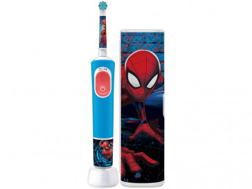 CEPILLO DENTAL ORAL-B VITALITY PRO KIDS SPIDERMAN + FUNDA BRAUN