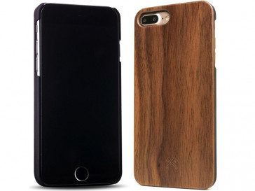 FUNDA ECOCASE CLASSIC IPHONE 7 PLUS ECO119 NUEZ/NEGRO WOODCESSORIES