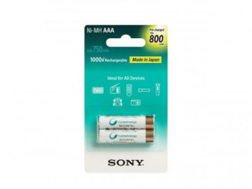 PACK 2 PILAS RECARGABLES NH-AAA-B2KN SONY
