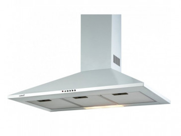 CAMPANA CATA DECORATIVA PARED 70CM HALOGENA BLANCA OMEGA 700 2003002