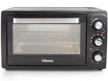 HORNO SOBREMESA DE CONVECCION TRISTAR 28L 1500W NEGRO CON GRILL OV-1441