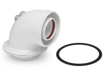 CURVA COAXIAL 90 CON BRIDA V4742 COINTRA