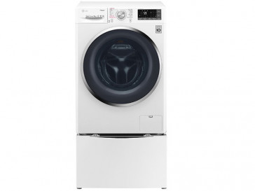 LAVADORA TWIN WASH LG CARGA FRONTAL 9KG/2KG 1400rpm TWOC09W