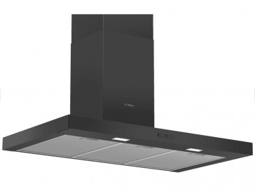 CAMPANA BOSCH DECORATIVA PARED 90CM NEGRA LED DWB96BC60