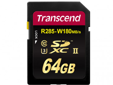 SDXC 64GB CLASS 10 UHS-II U3 ULTIMATE TS64GSD2U3 TRANSCEND