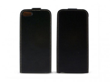 FUNDA PIEL VERTICAL CON TAPA IPHONE 5 (B) KSIX