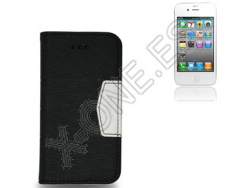 FUNDA ELITE COVER IPHONE 4S NEGRO 7901 X-ONE ACCESSORIES