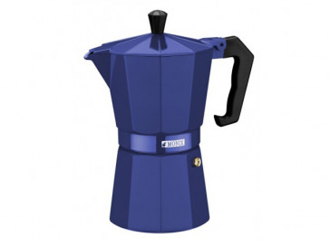 CAFETERA COBALTO ALUMINIO 6 TAZAS MONIX