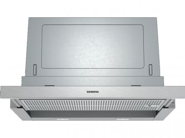 CAMPANA SIEMENS TELECOPICA 60CM PLATA METALIZADO LED LI67SA531