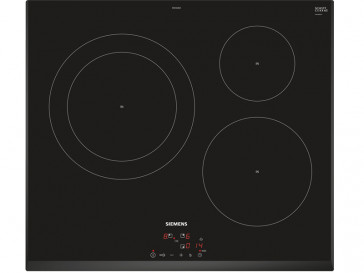 PLACA DE INDUCCION SIEMENS EH651BJB1E 60CM 3 ZONAS DE COCCION MARCO BISELADO