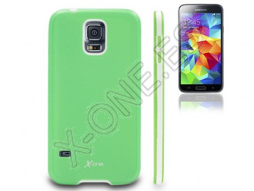 FUNDA BUMPER TPU FRESH LINE GALAXY S5 VERDE 8061 X-ONE ACCESSORIES